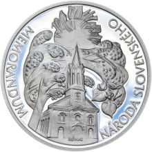 Výročie Memoranda národa slovenského - 28 mm stříbro Proof