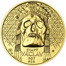 Relikvie sv. Václava - II. -  1 Oz zlato b.k.