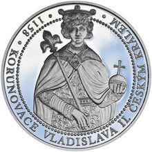 Korunovace Vladislava II českým králem - stříbro Proof