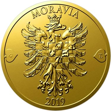 Náhled Averzní strany - 2019 - b.k. - Moravská orlice - 10 dukát Au