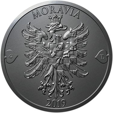 Náhled Averzní strany - 2019 - patina - Moravská orlice - 10 dukát Ag