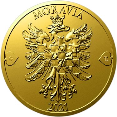 Náhled Averzní strany - 2021 - b.k. - Moravská orlice - 10 dukát Au