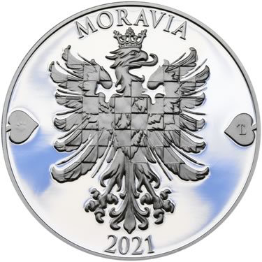 Náhled Averzní strany - 2021 - Proof - Moravská orlice - 10 dukát Ag