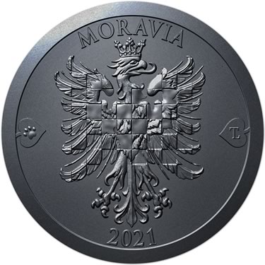 Náhled Averzní strany - 2021 - patina - Moravská orlice - 1 dukát Ag