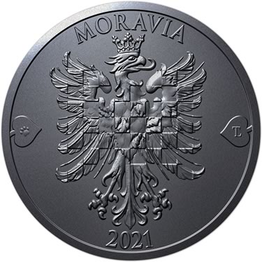 Náhled Averzní strany - 2021 - patina - Moravská orlice - 10 dukát Ag