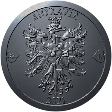 Náhled Averzní strany - 2021 - patina - Moravská orlice - 2 dukát Ag
