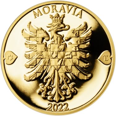 Náhled Averzní strany - 2022 - Proof - Moravská orlice - 1 dukát Au