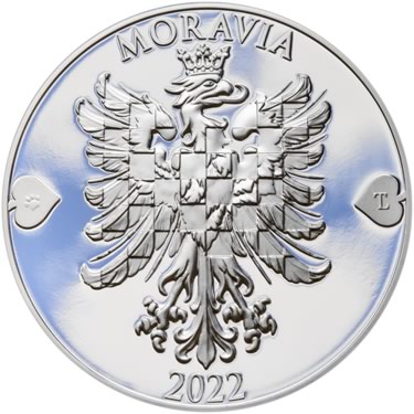 Náhled Averzní strany - 2022 - Proof - Moravská orlice - 10 dukát Ag