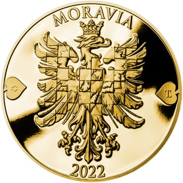 Náhled Averzní strany - 2022 - Proof - Moravská orlice - 10 dukát Au