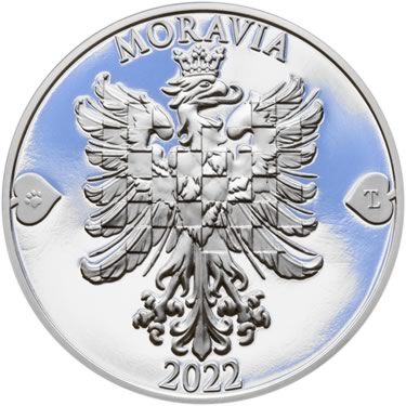 Náhled Averzní strany - 2022 - Proof - Moravská orlice - 5 dukát Ag