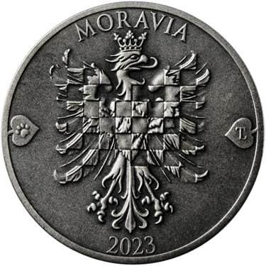Náhled Averzní strany - 2023 - patina - Moravská orlice - 1 dukát Ag