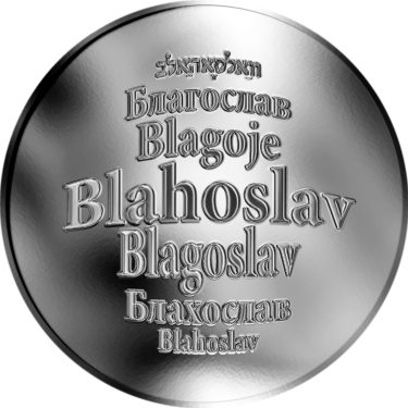 Náhled Averzní strany - Česká jména - Blahoslav - stříbrná medaile