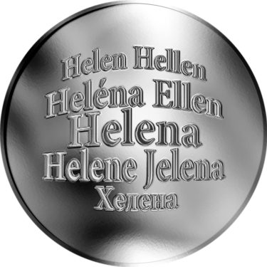 Náhled Averzní strany - Česká jména - Helena - stříbrná medaile