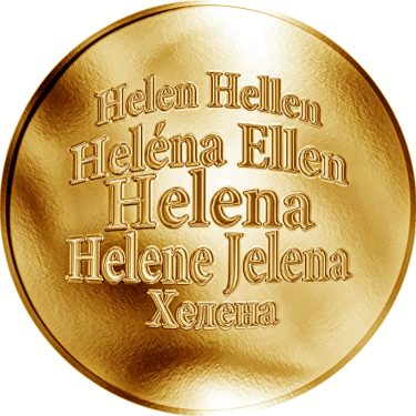 Náhled Averzní strany - Česká jména - Helena - zlatá medaile