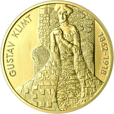 Náhled Averzní strany - Gustav Klimt - zlato b.k.