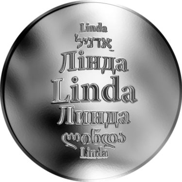 Náhled Averzní strany - Česká jména - Linda - stříbrná medaile