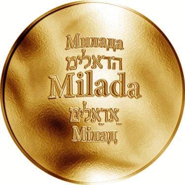Náhled Averzní strany - Česká jména - Milada - zlatá medaile
