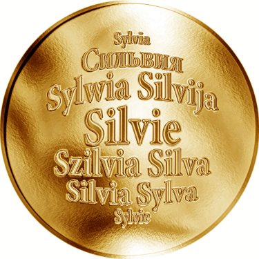 Náhled Averzní strany - Česká jména - Silvie - zlatá medaile