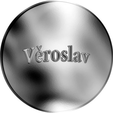 Náhled Averzní strany - Česká jména - Věroslav - stříbrná medaile